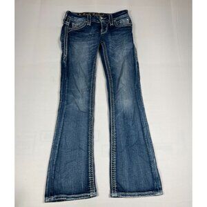 Rock Revival Women Size 25 Rima Bootcut Blue Denim Jeans Y2K